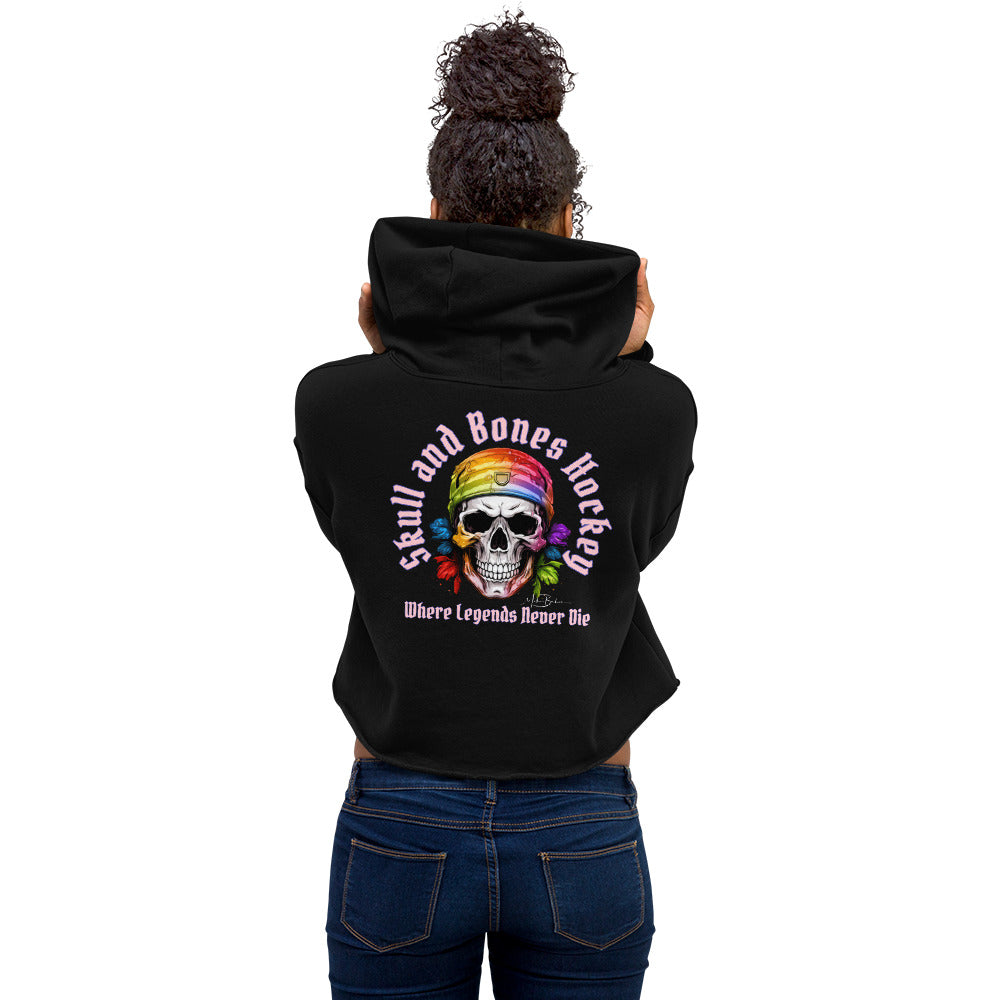 Rainbow Warrior Cropped Hoodie: Embrace Your True Colors