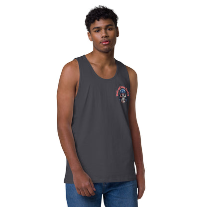 Merica Maverick Men's Tank Top: Sizzle & Style on Ice