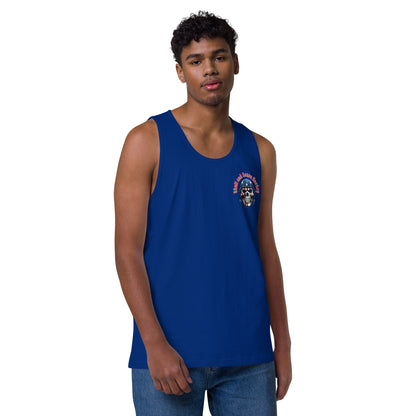 Merica Maverick Men's Tank Top: Sizzle & Style on Ice