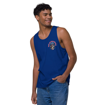 Merica Maverick Men's Tank Top: Sizzle & Style on Ice