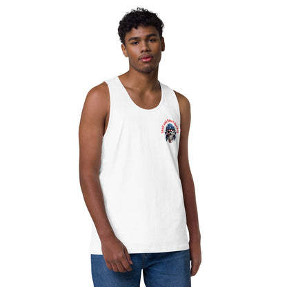 Merica Maverick Men's Tank Top: Sizzle & Style on Ice