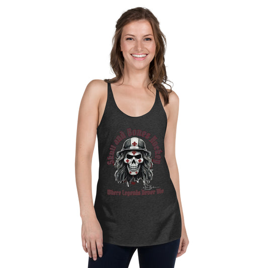 The 'Majestic Mane' Racerback Tank: Beauty Meets Brawn Racerback Tank